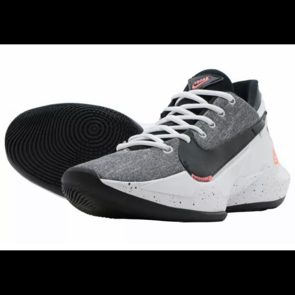 Nike Zoom Freak 2 Basketball Shoes White/Black/Bright Mango CK5424 101 Men's Szs - Picture 6 of 7